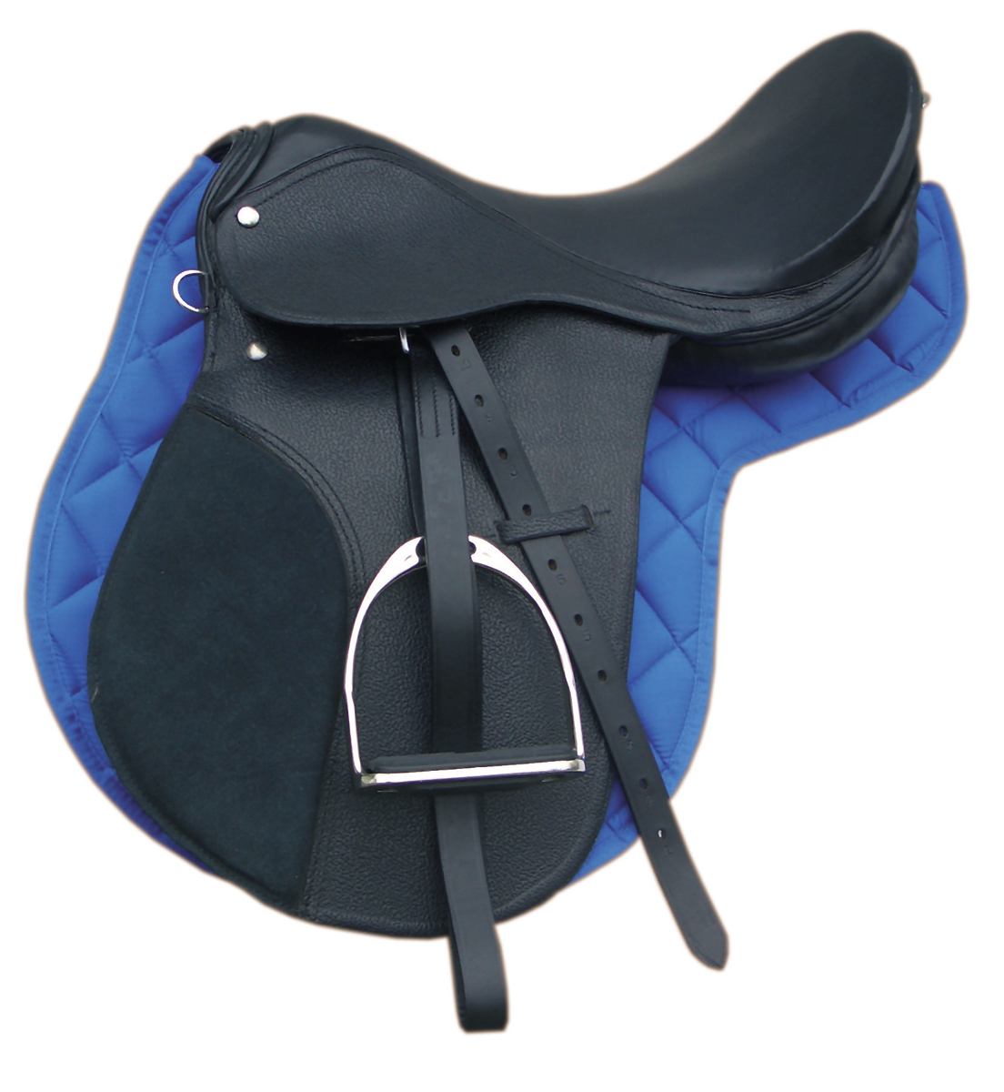 Sattel Set komplett VS 17 mit Riemen, Steigbügel, Schabracke und Gurt